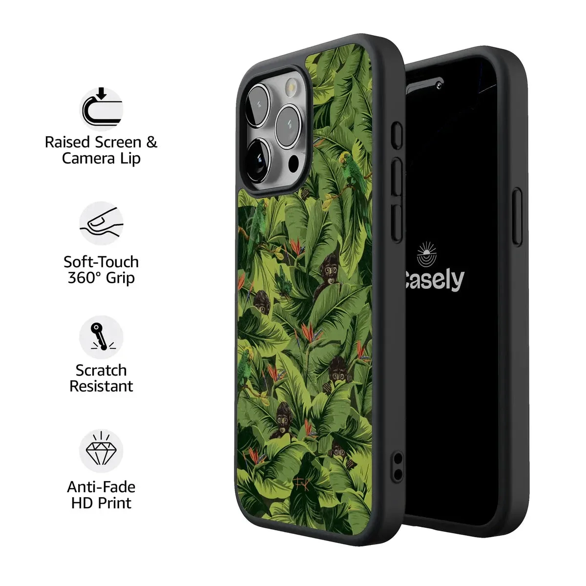 Sneaky Monkeys | Frida Kahlo Jungle Floral Case - Image 210