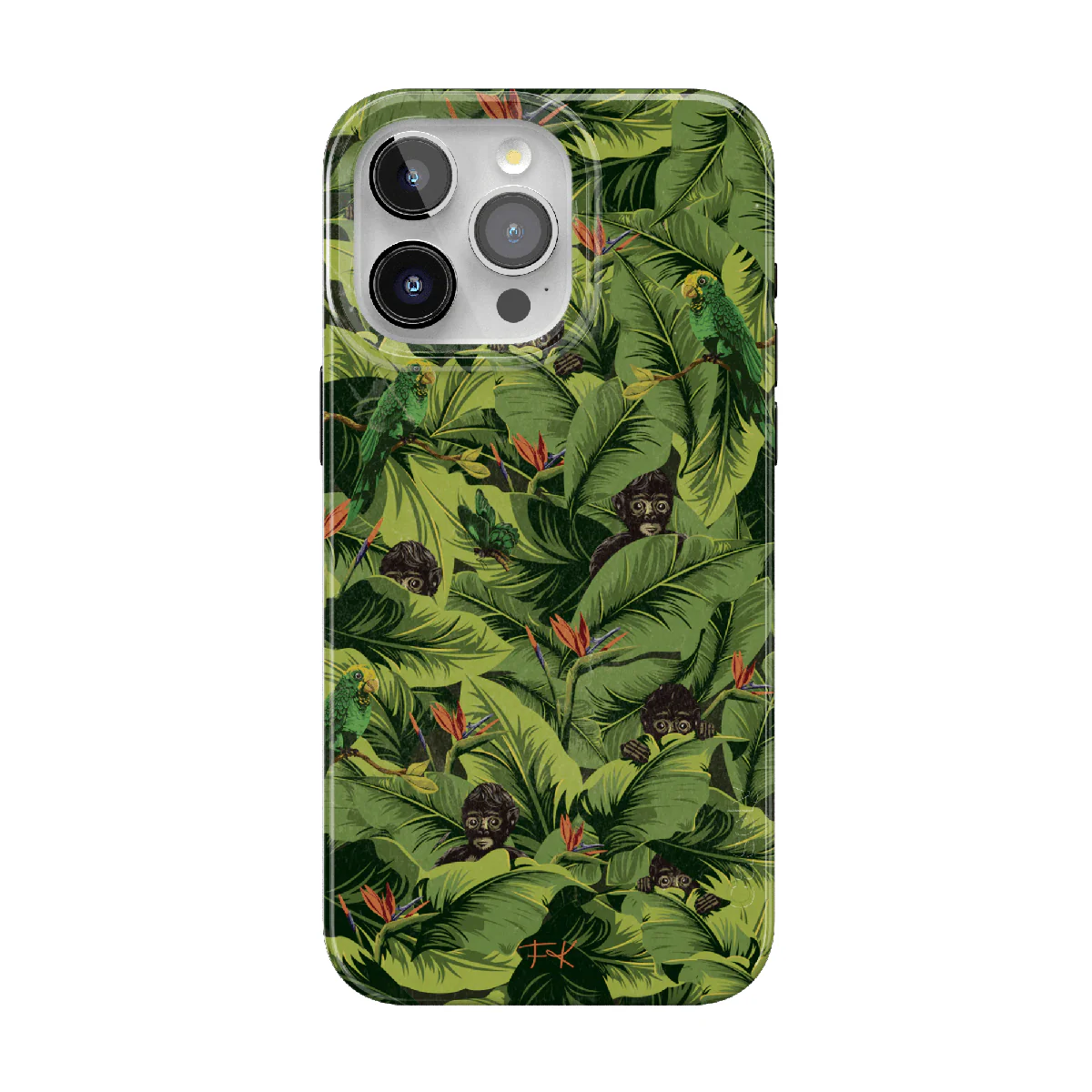 Sneaky Monkeys | Frida Kahlo Jungle Floral Case - Image 220