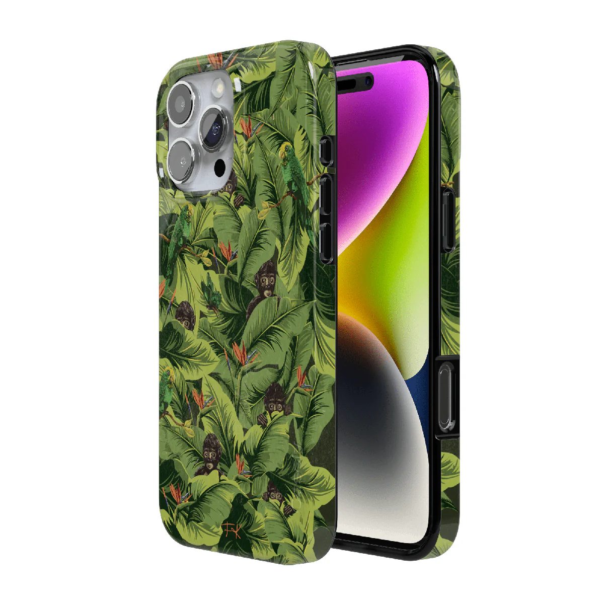 Sneaky Monkeys | Frida Kahlo Jungle Floral Case - Image 221