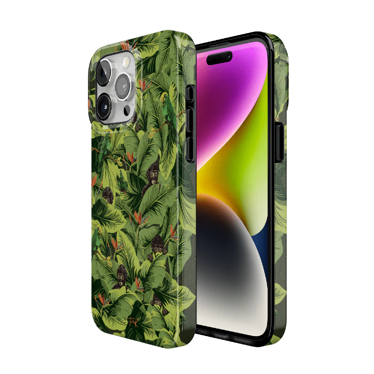 Sneaky Monkeys | Frida Kahlo Jungle Floral Case - Image 223