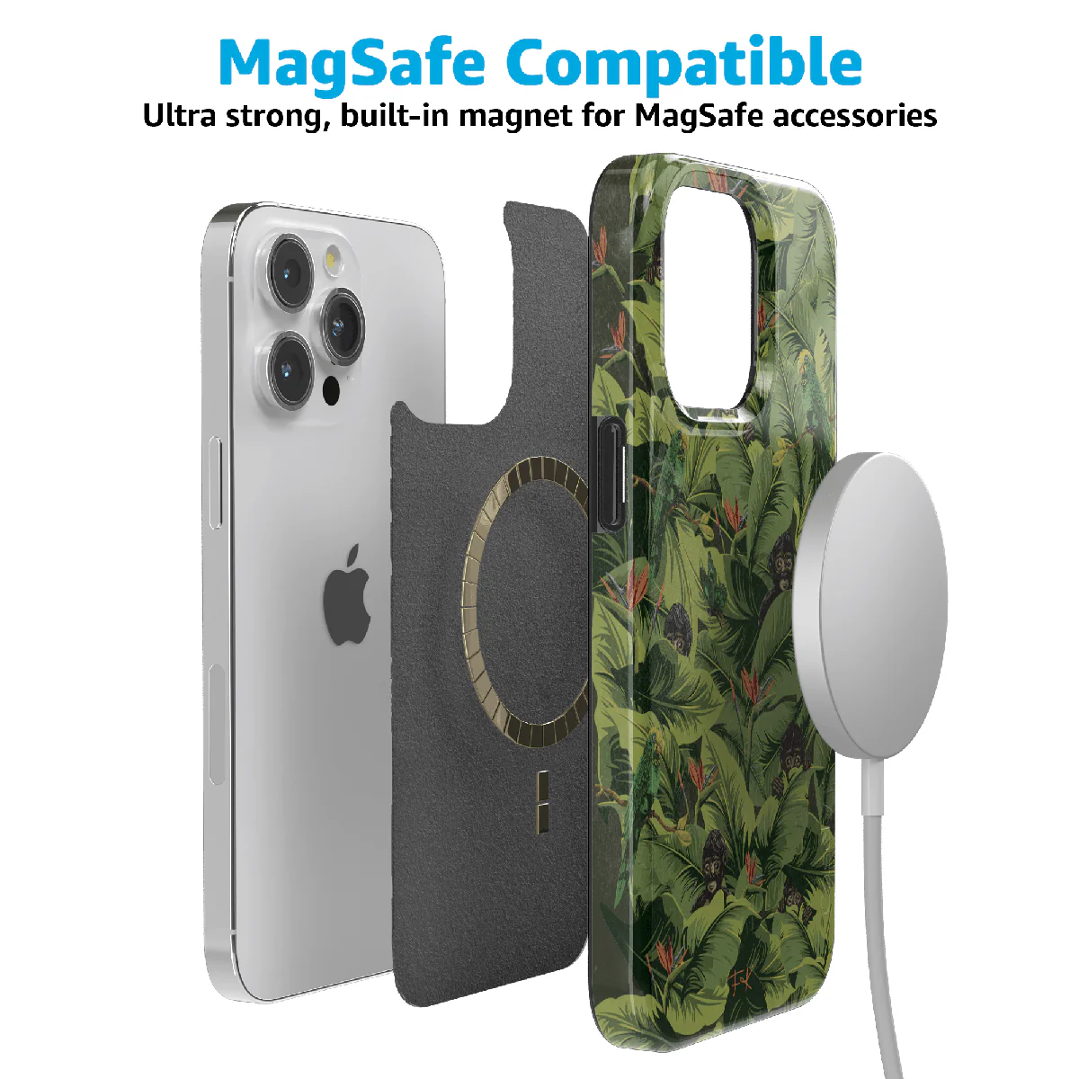 Sneaky Monkeys | Frida Kahlo Jungle Floral Case - Image 224