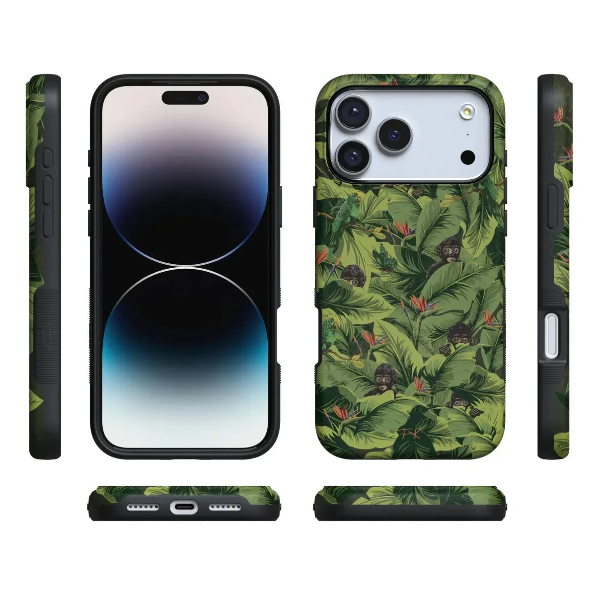 Sneaky Monkeys | Frida Kahlo Jungle Floral Case - Image 73
