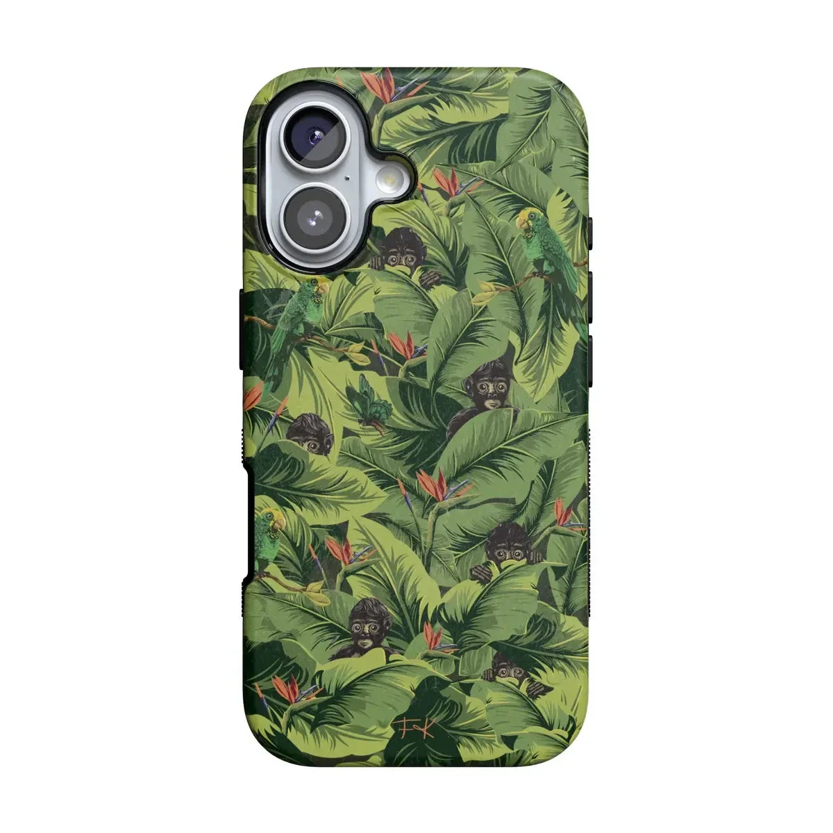Sneaky Monkeys | Frida Kahlo Jungle Floral Case - Image 87