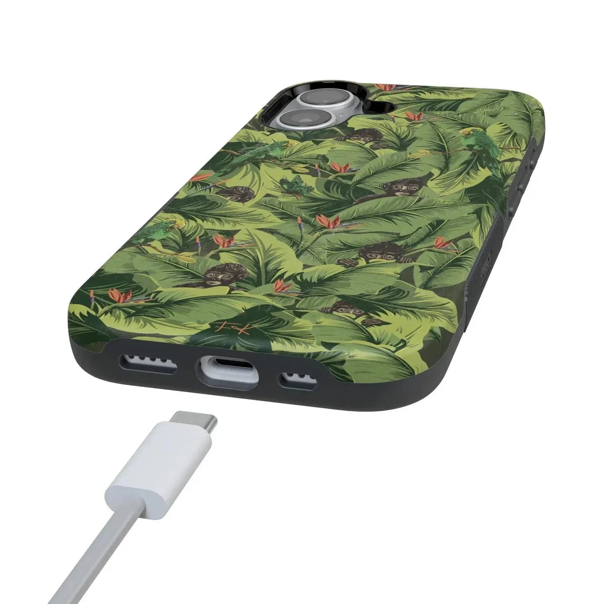 Sneaky Monkeys | Frida Kahlo Jungle Floral Case - Image 93