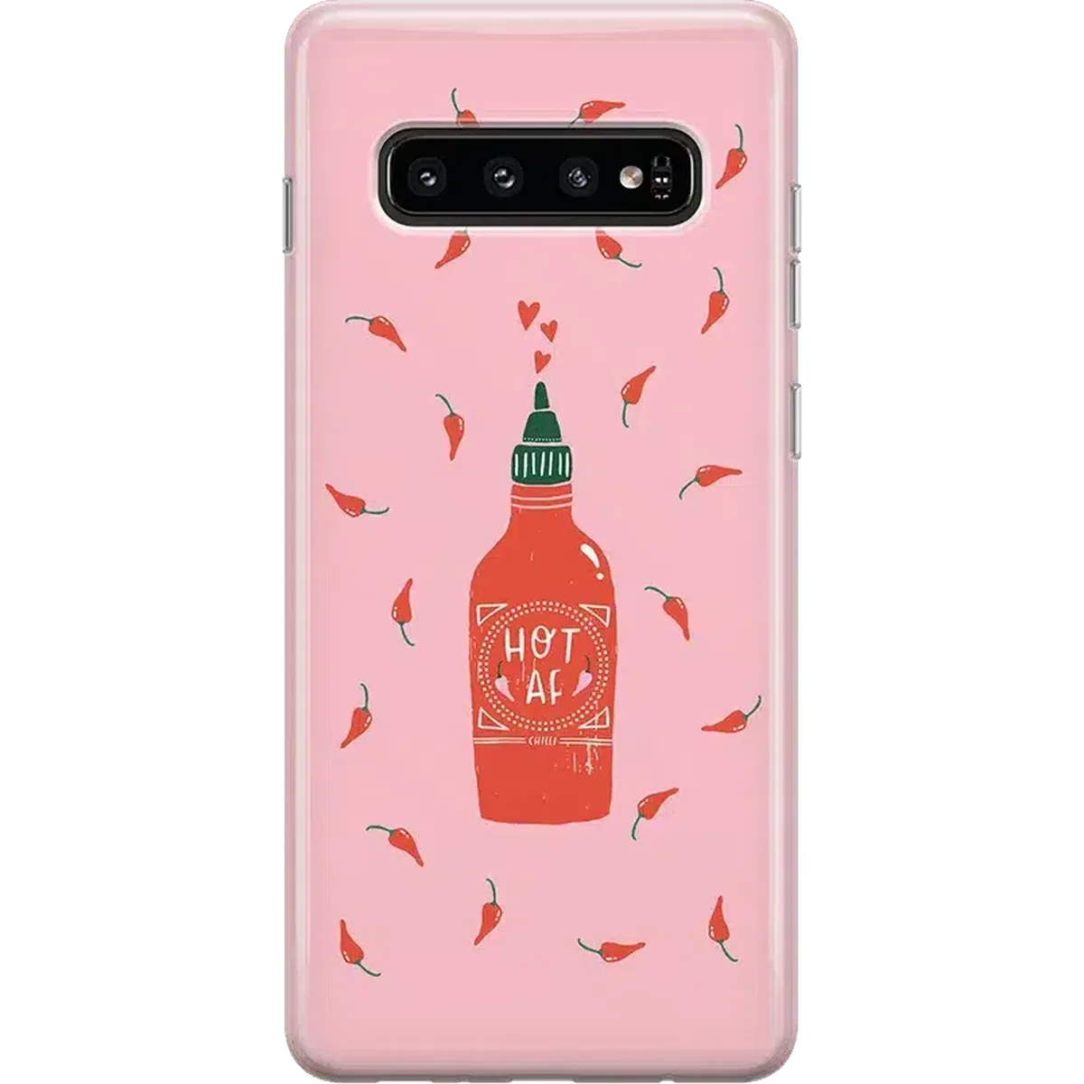 Spicy AF | Pink Chili Hot Sauce Samsung Case - Image 7