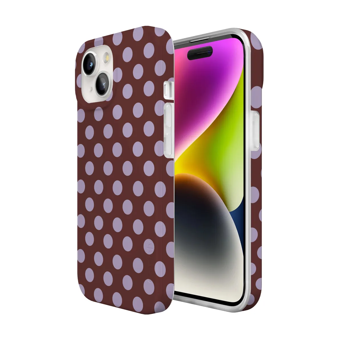 Spotted in SoHo | Burgundy Polka Dot Case - Image 102