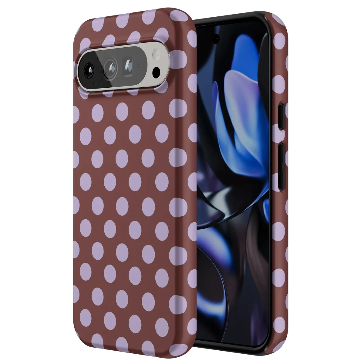 Spotted in SoHo | Burgundy Polka Dot Case - Image 111