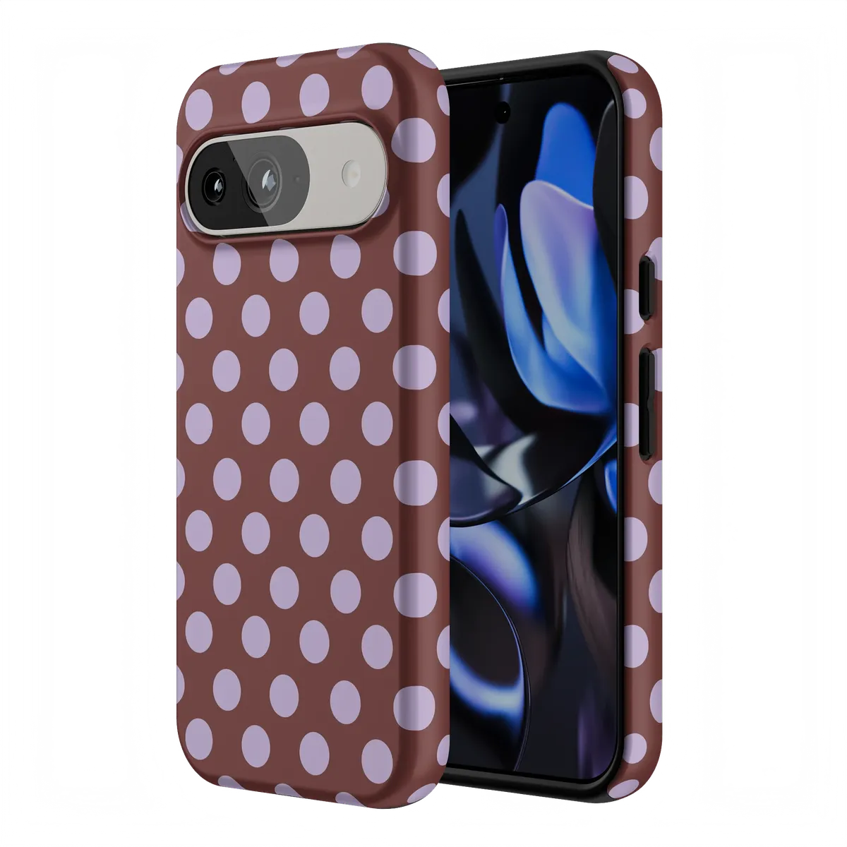Spotted in SoHo | Burgundy Polka Dot Case - Image 117