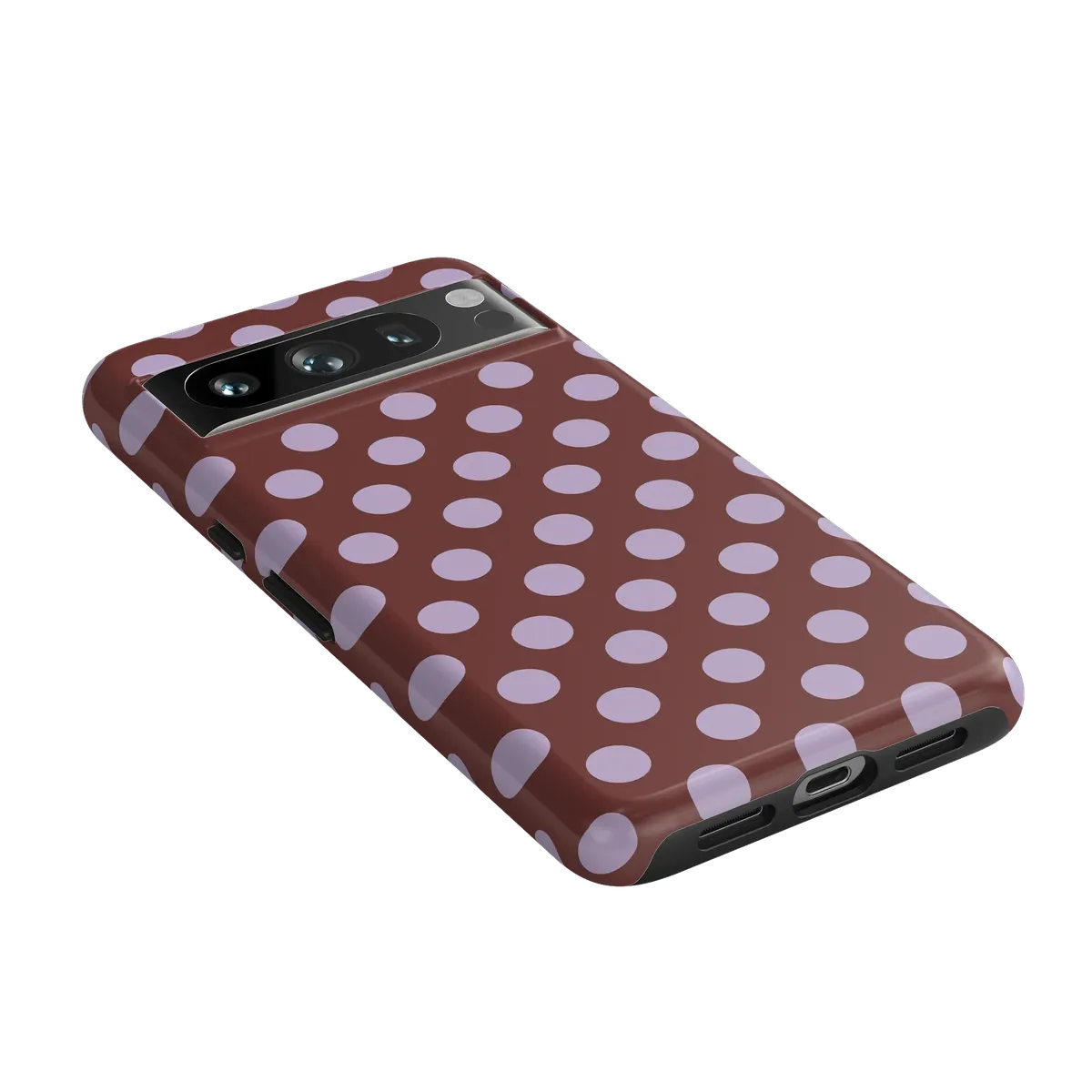 Spotted in SoHo | Burgundy Polka Dot Case - Image 120
