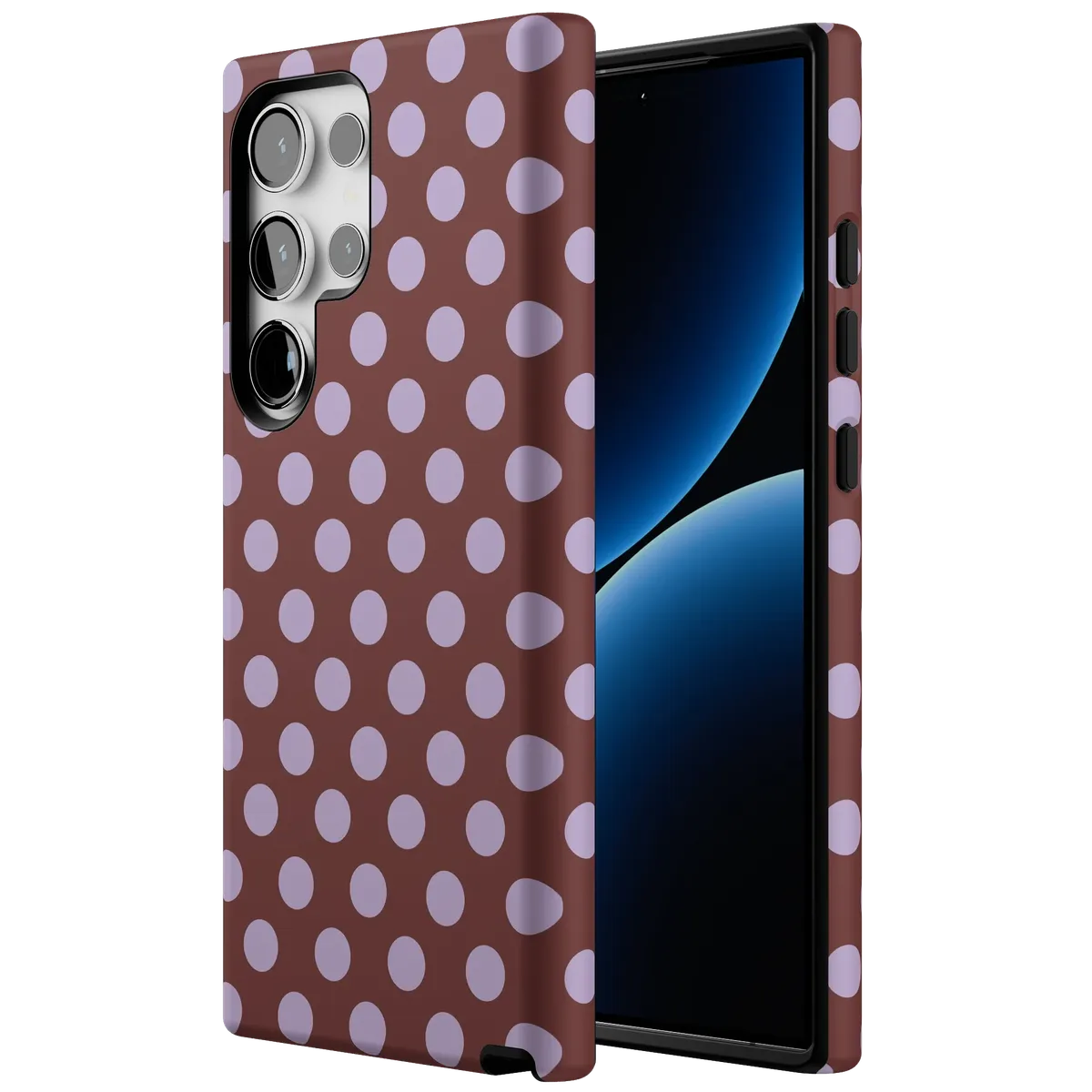 Spotted in SoHo | Burgundy Polka Dot Case - Image 124