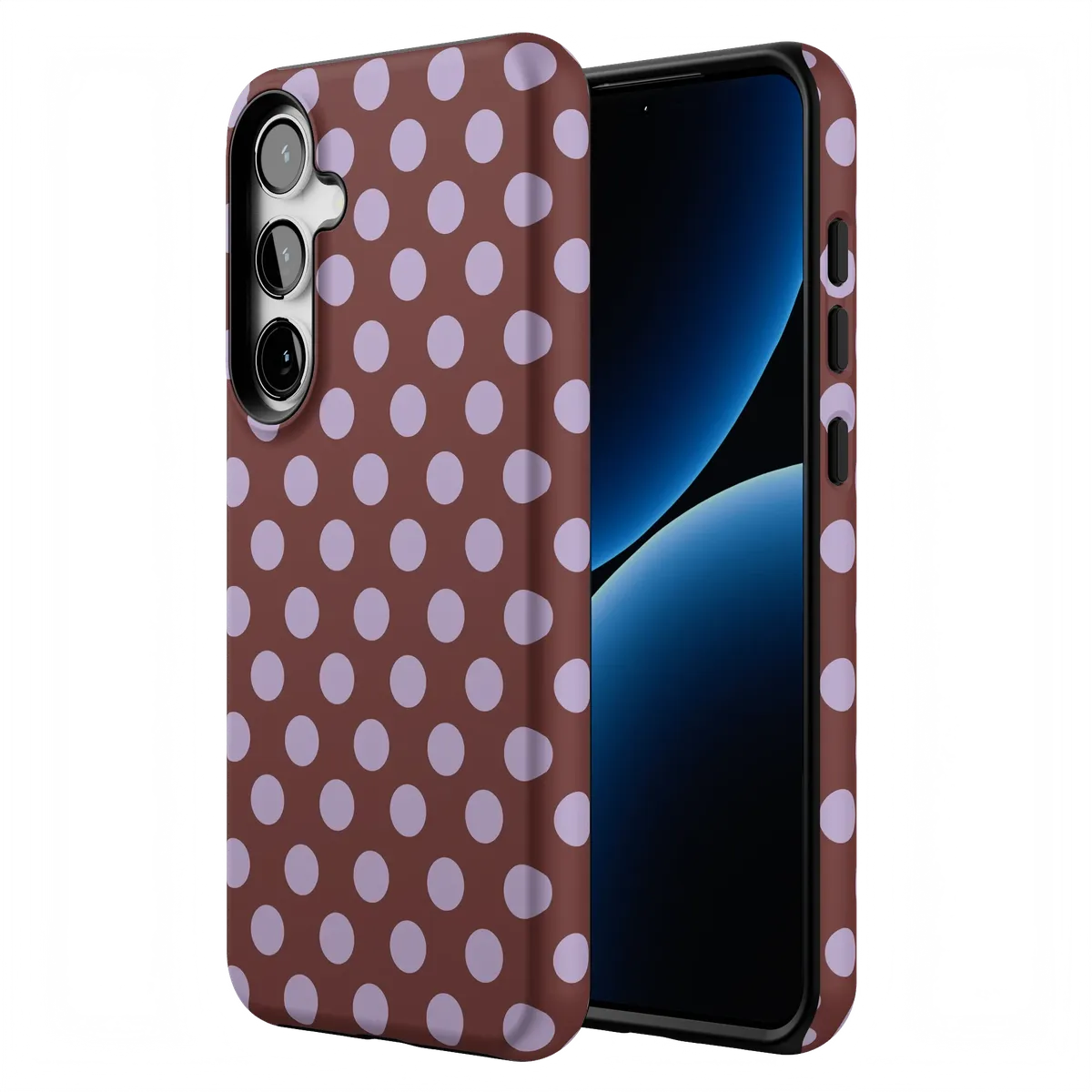 Spotted in SoHo | Burgundy Polka Dot Case - Image 127