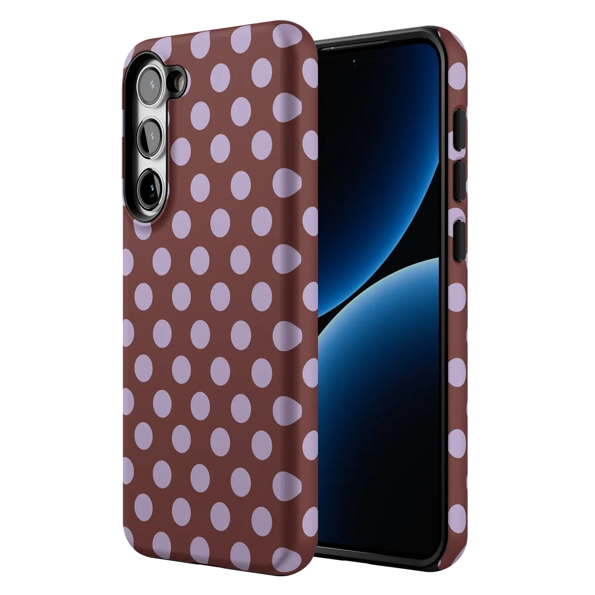 Spotted in SoHo | Burgundy Polka Dot Case - Image 136