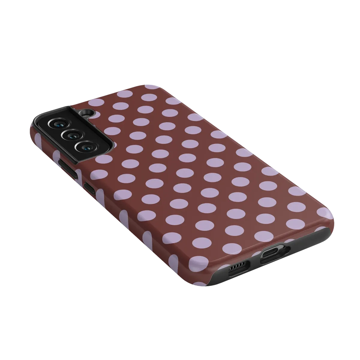 Spotted in SoHo | Burgundy Polka Dot Case - Image 144