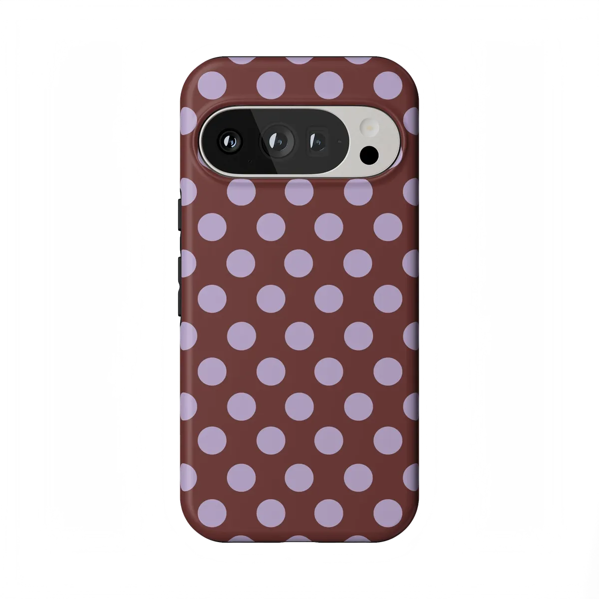 Spotted in SoHo | Burgundy Polka Dot Case - Image 156