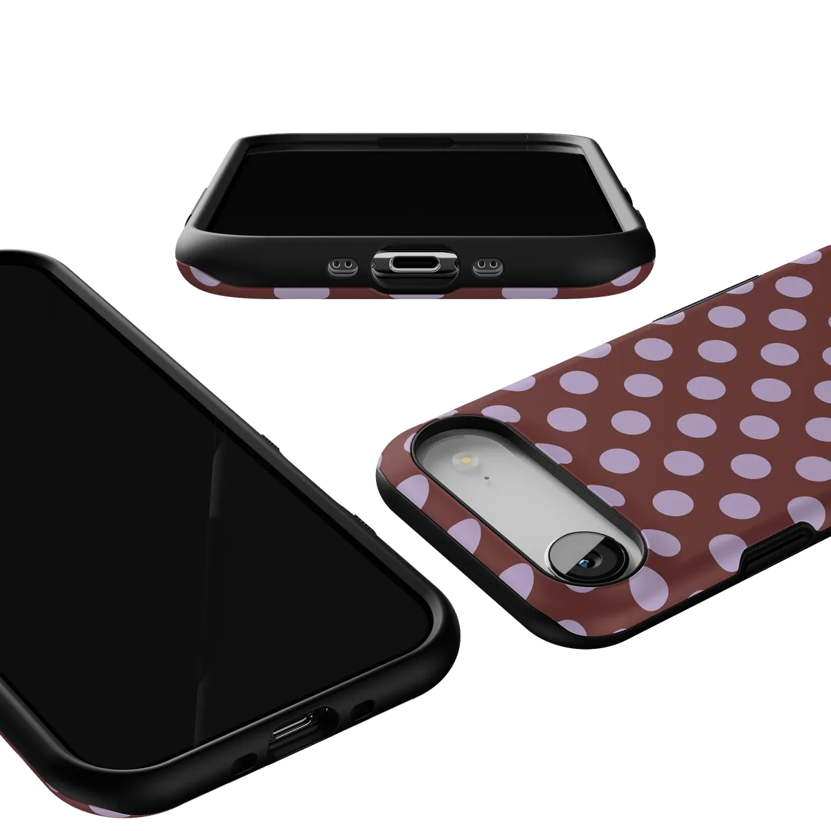 Spotted in SoHo | Burgundy Polka Dot Case - Image 17