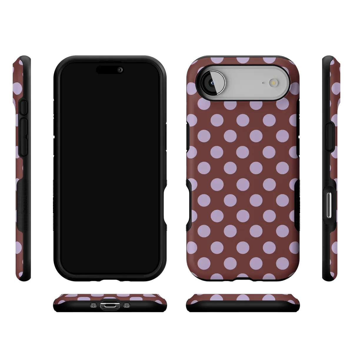 Spotted in SoHo | Burgundy Polka Dot Case - Image 18