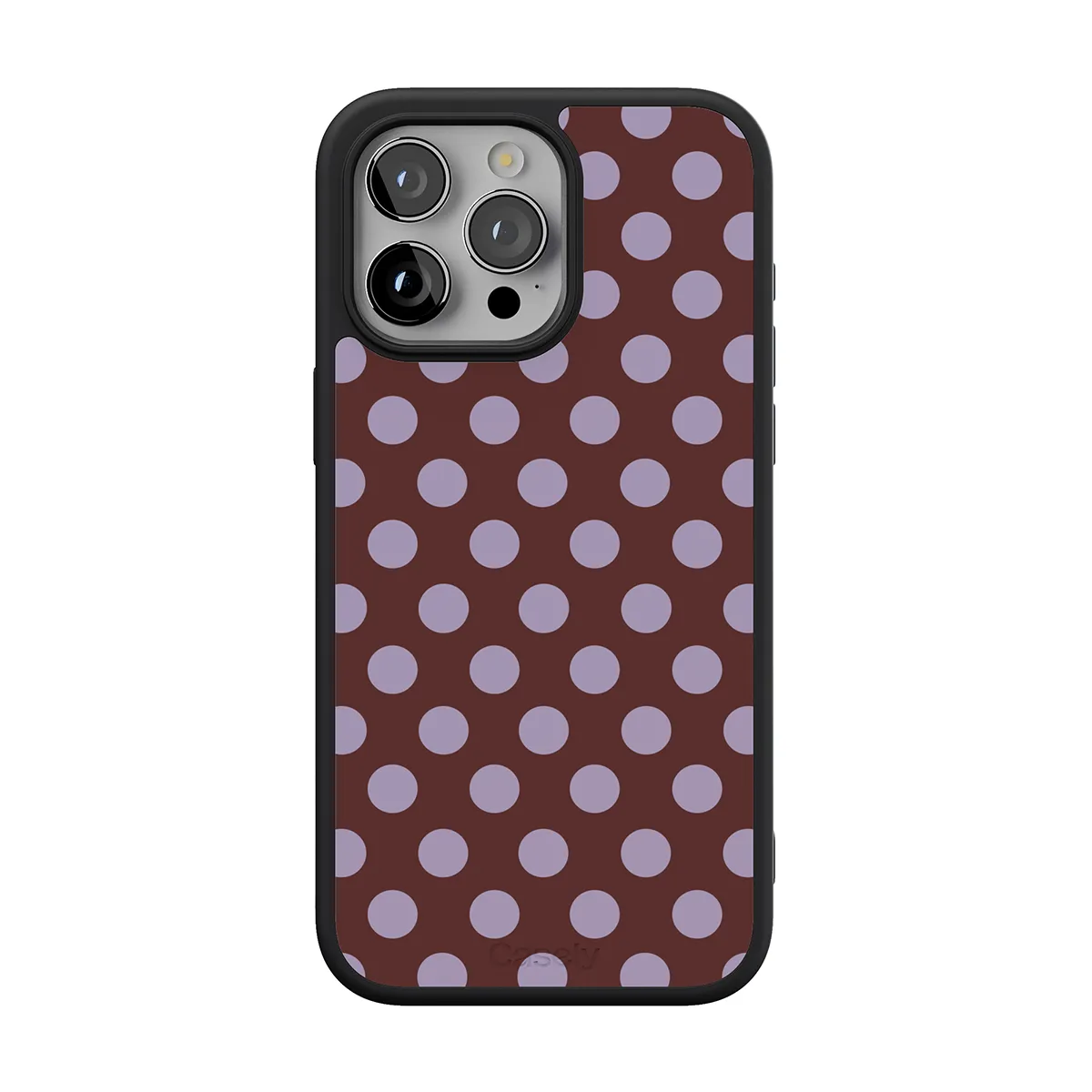 Spotted in SoHo | Burgundy Polka Dot Case - Image 200