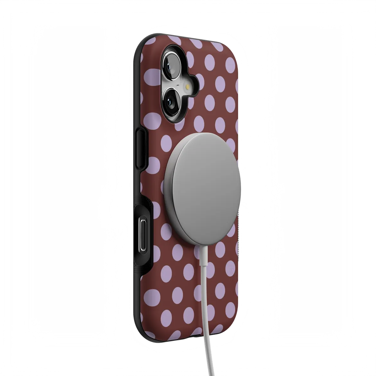 Spotted in SoHo | Burgundy Polka Dot Case - Image 24