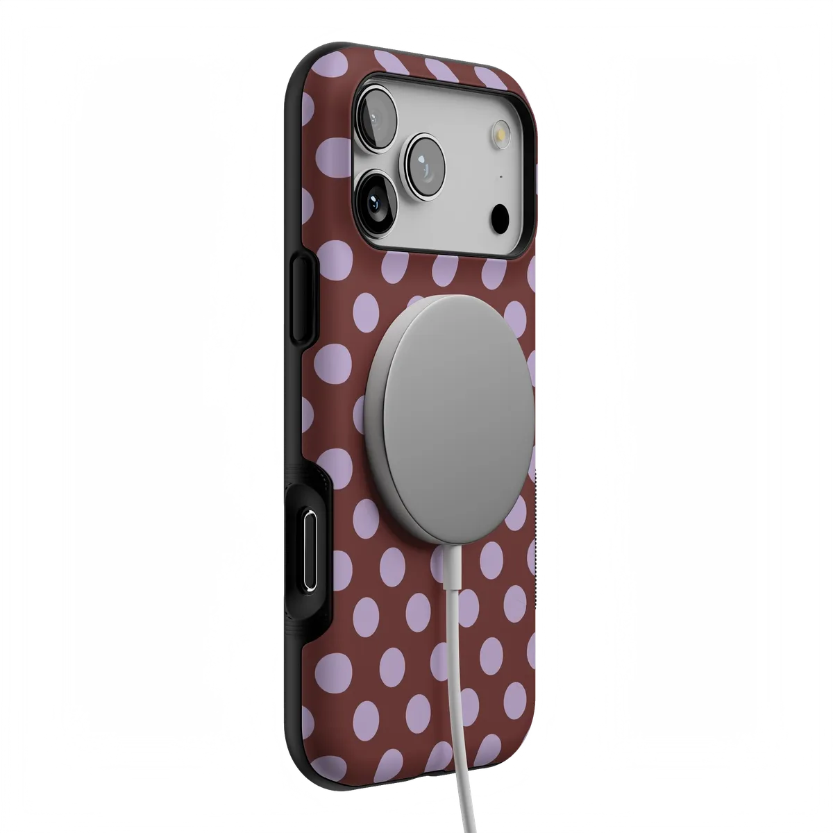 Spotted in SoHo | Burgundy Polka Dot Case - Image 4