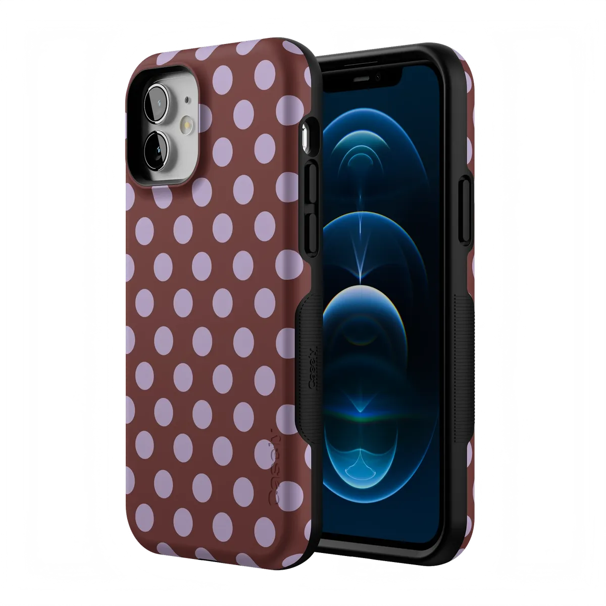 Spotted in SoHo | Burgundy Polka Dot Case - Image 63