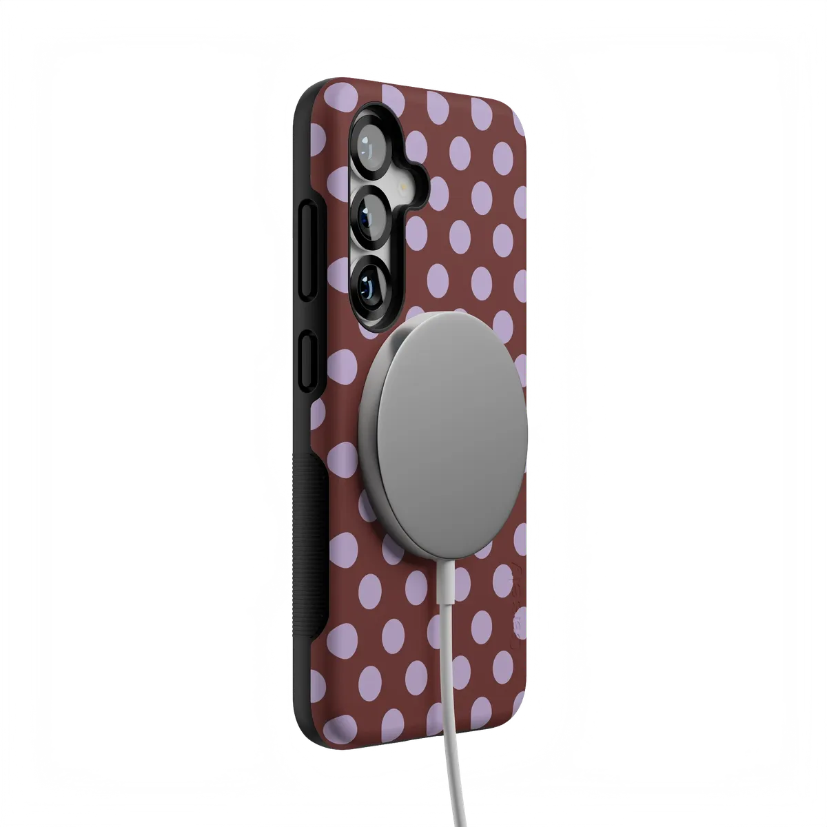 Spotted in SoHo | Burgundy Polka Dot Case - Image 76
