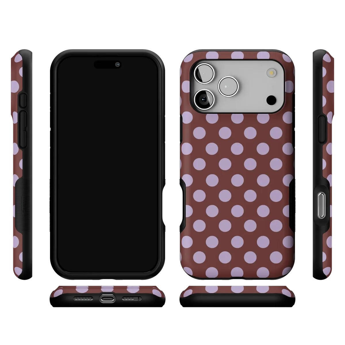 Spotted in SoHo | Burgundy Polka Dot Case - Image 8