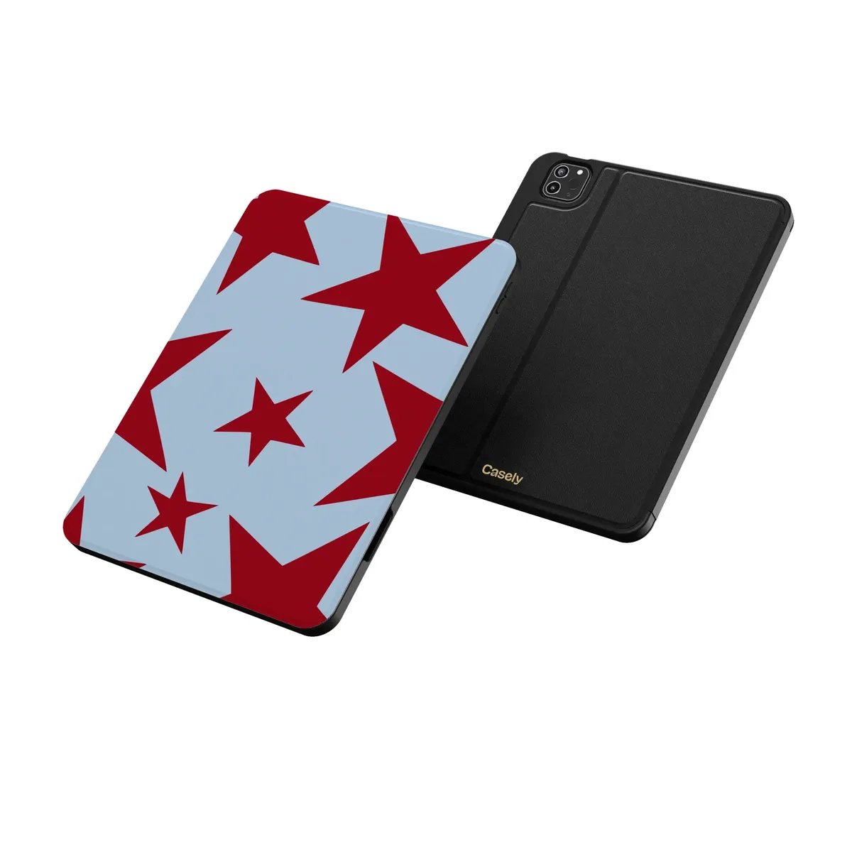 Stars Align | Blue & Red Stars iPad Case - Image 10