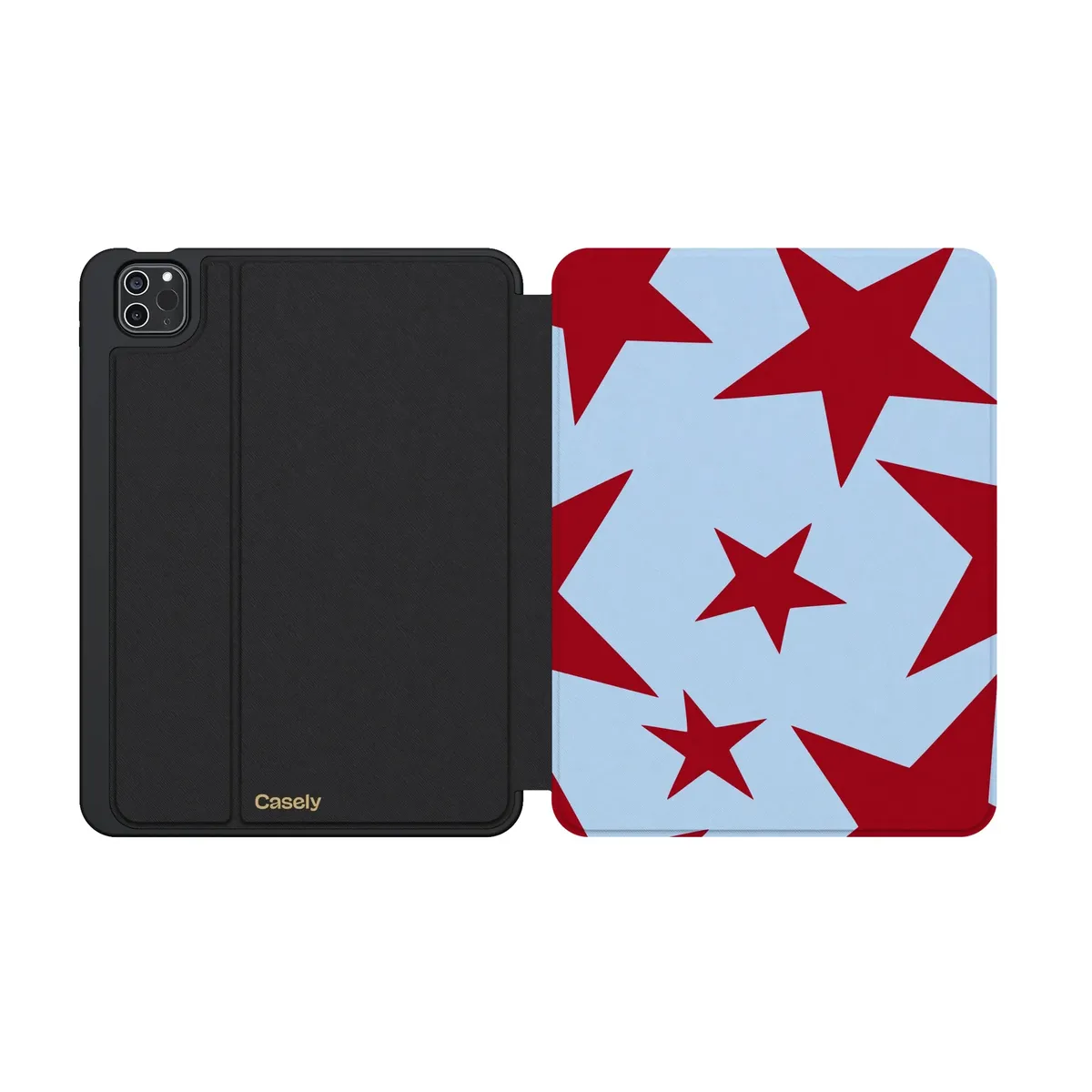 Stars Align | Blue & Red Stars iPad Case - Image 15