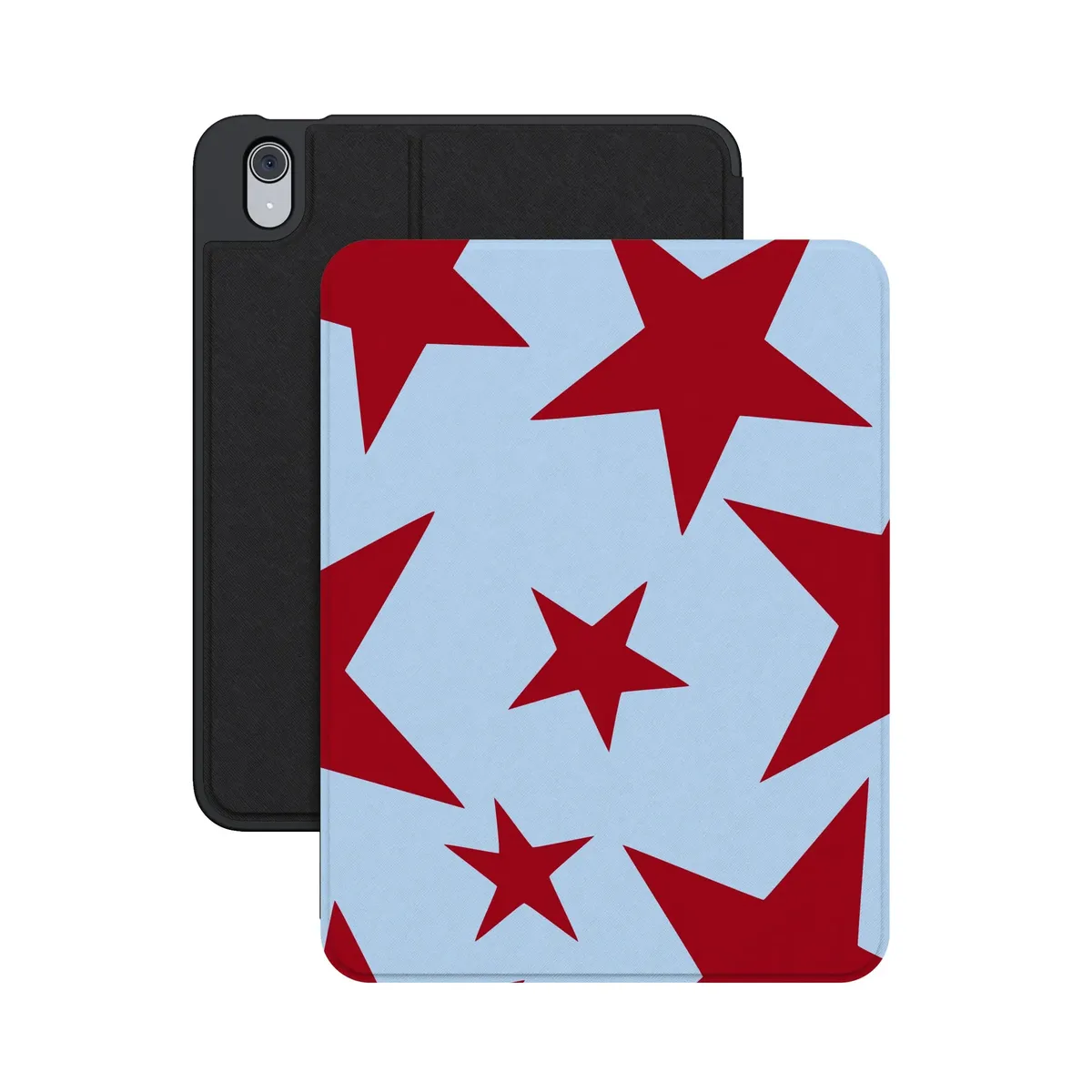Stars Align | Blue & Red Stars iPad Case - Image 25