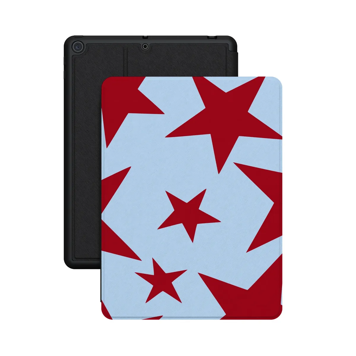 Stars Align | Blue & Red Stars iPad Case - Image 33