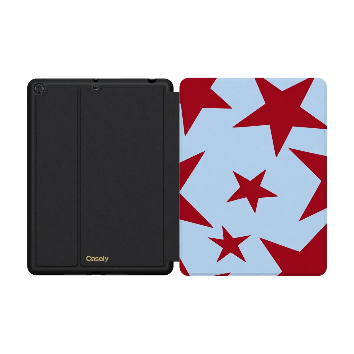 Stars Align | Blue & Red Stars iPad Case - Image 39