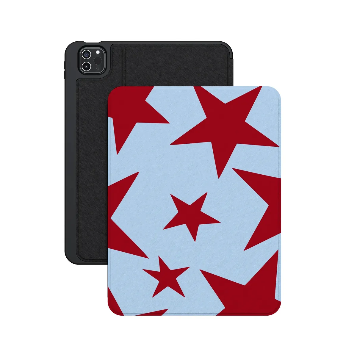 Stars Align | Blue & Red Stars iPad Case - Image 9