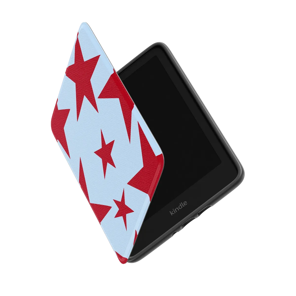 Stars Align | Blue & Red Stars Kindle Case - Image 6
