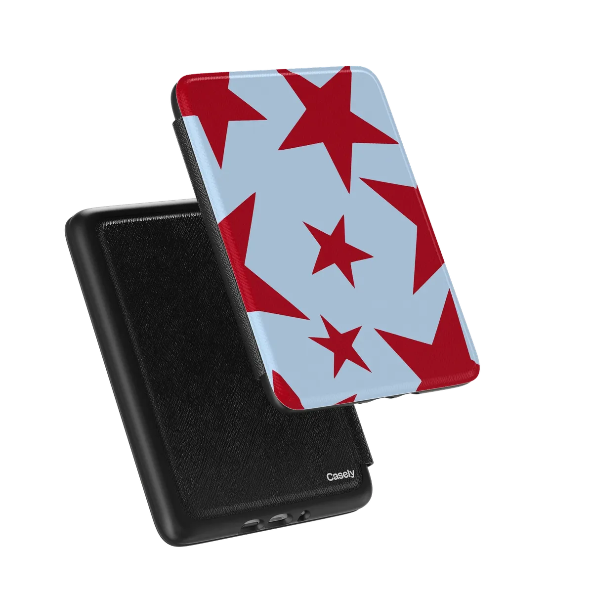 Stars Align | Blue & Red Stars Kindle Case - Image 8