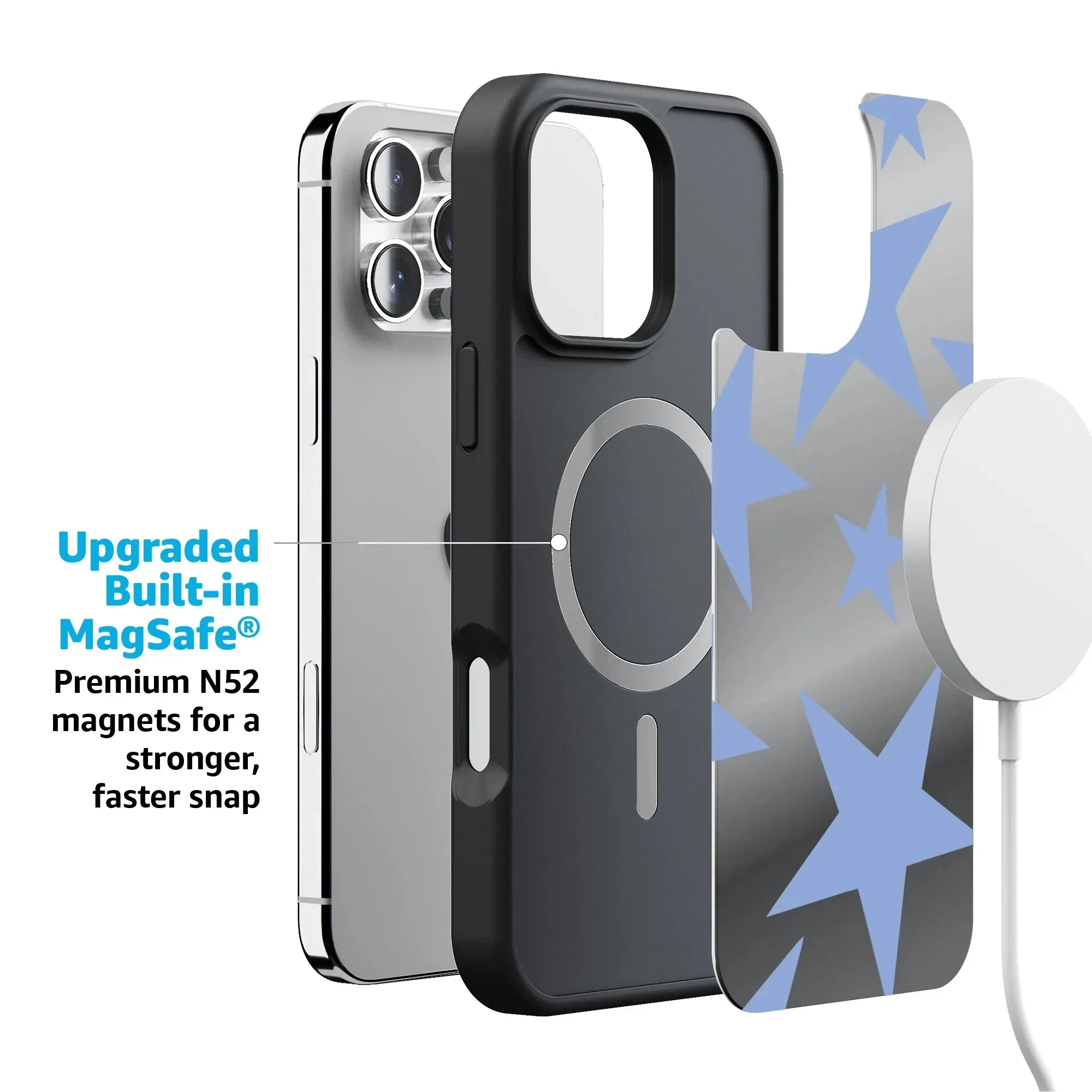 Stars Align | Blue & White Stars Case - Image 150