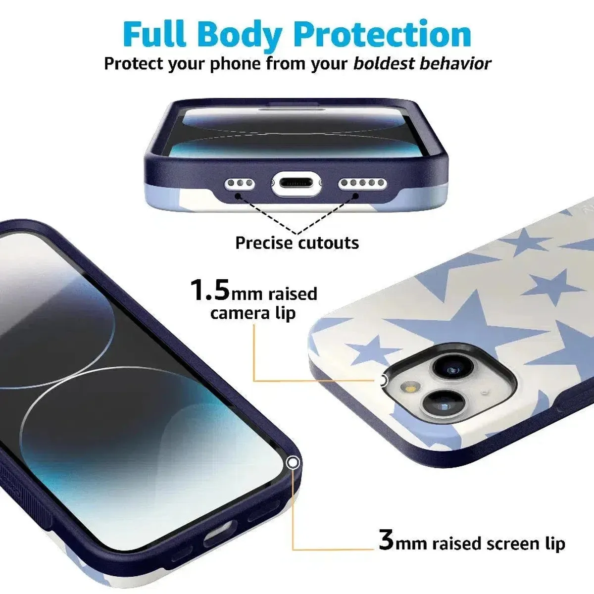 Stars Align | Blue & White Stars Case - Image 85