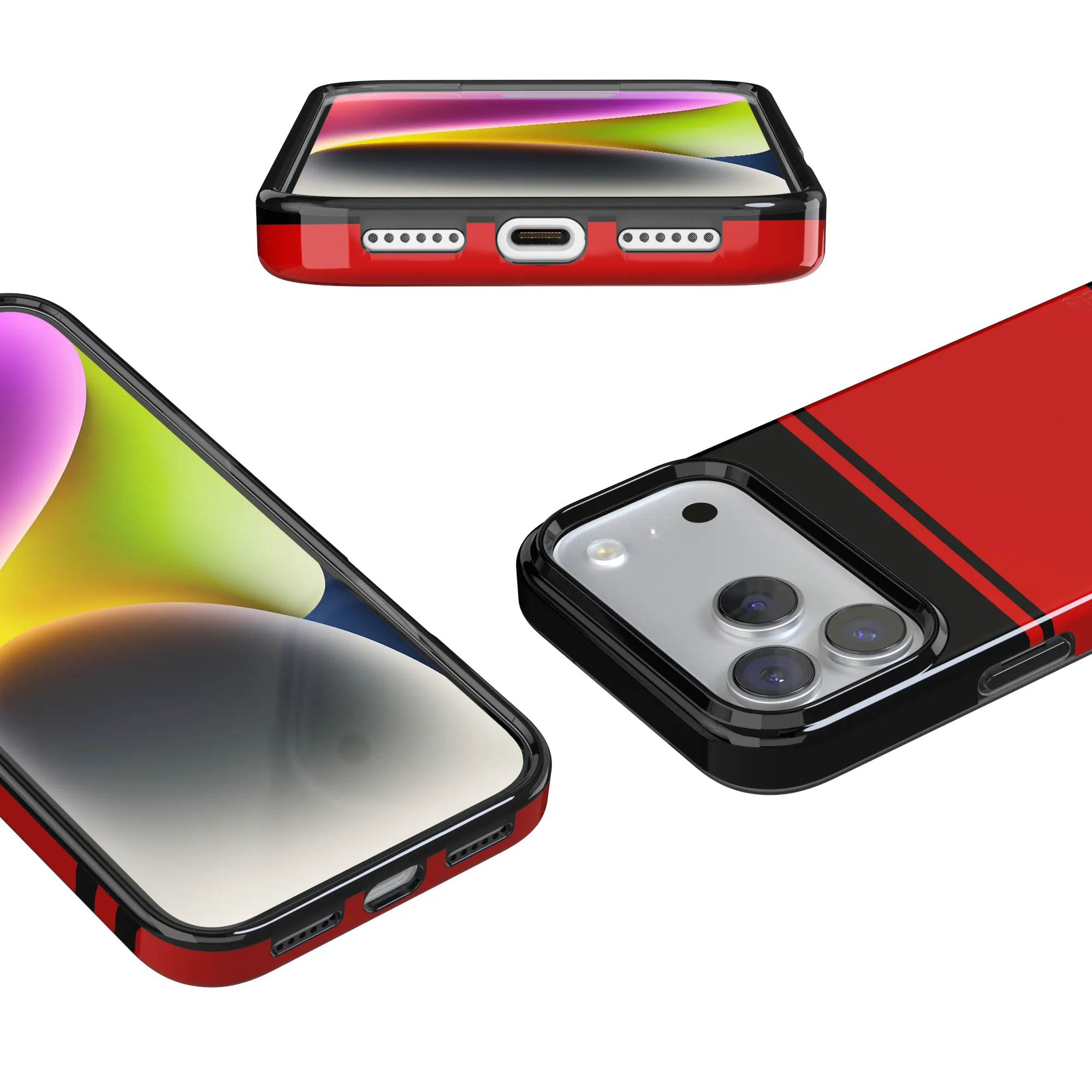 Storm Warning | Black & Red Stripes Case - Image 101