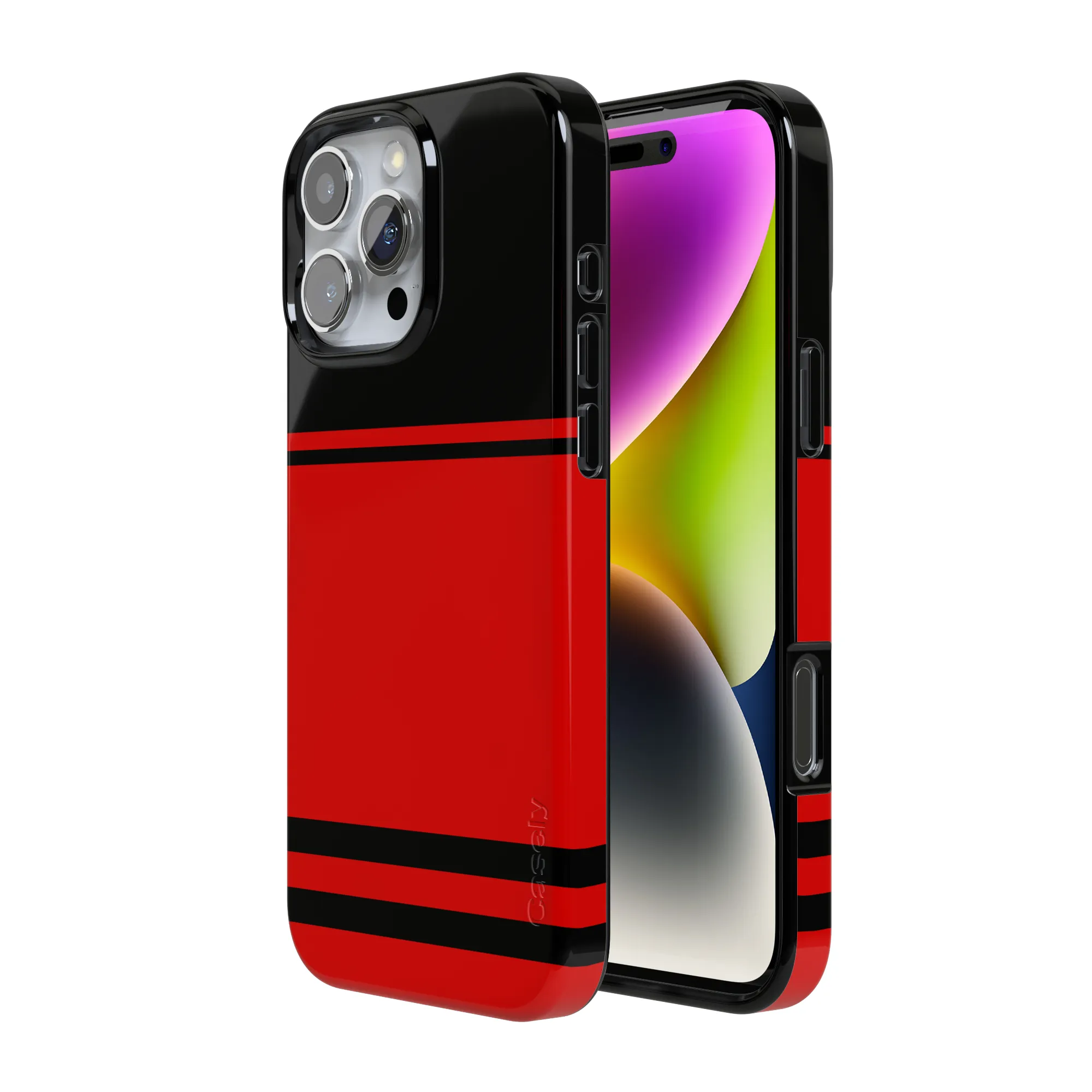 Storm Warning | Black & Red Stripes Case - Image 117