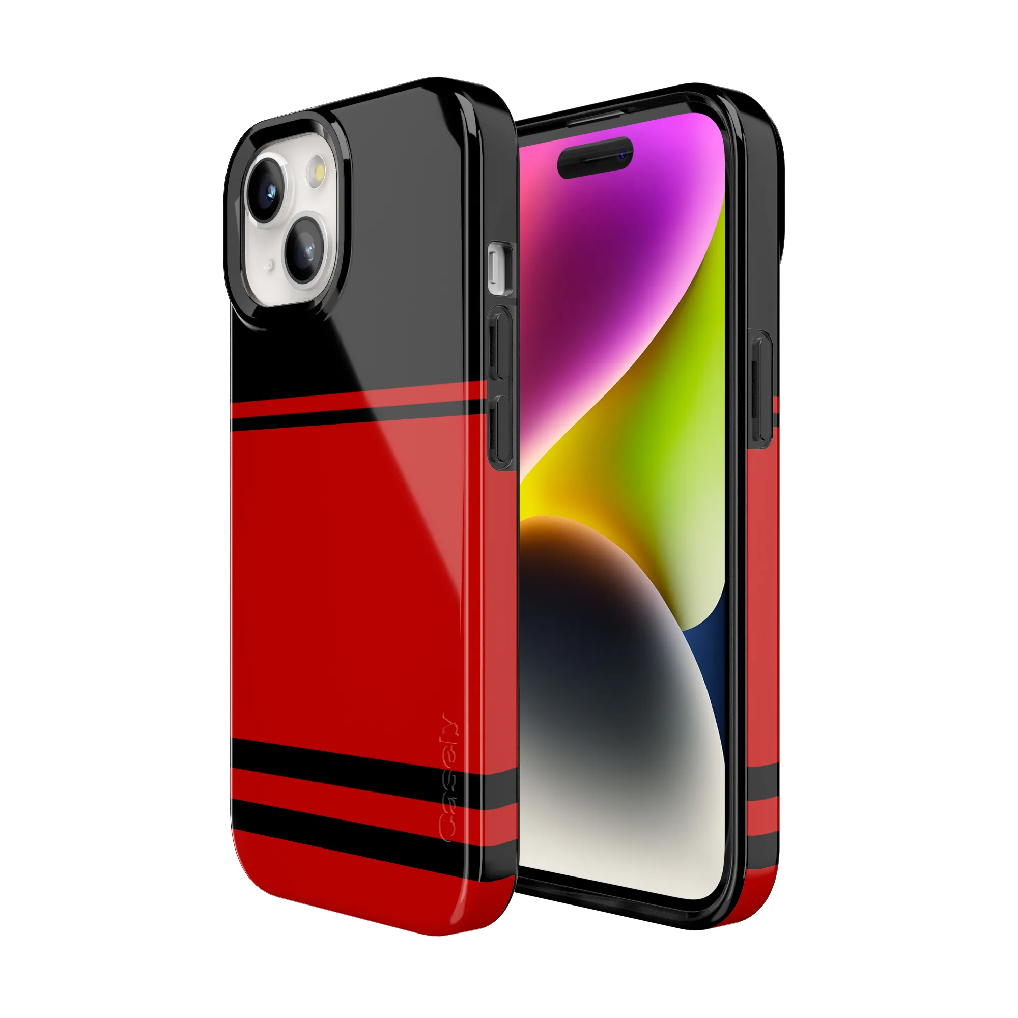Storm Warning | Black & Red Stripes Case - Image 129