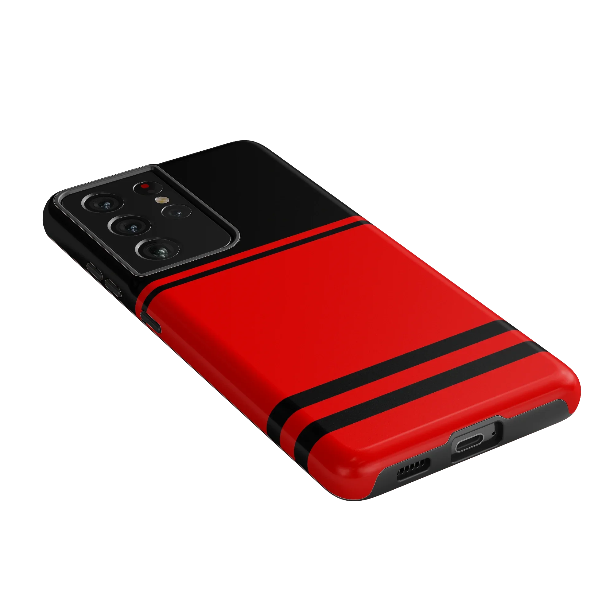 Storm Warning | Black & Red Stripes Case - Image 163