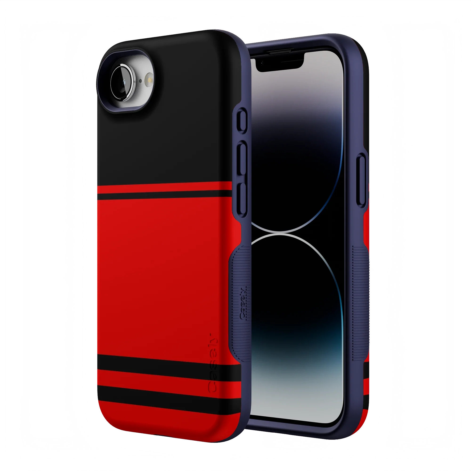 Storm Warning | Black & Red Stripes Case - Image 35