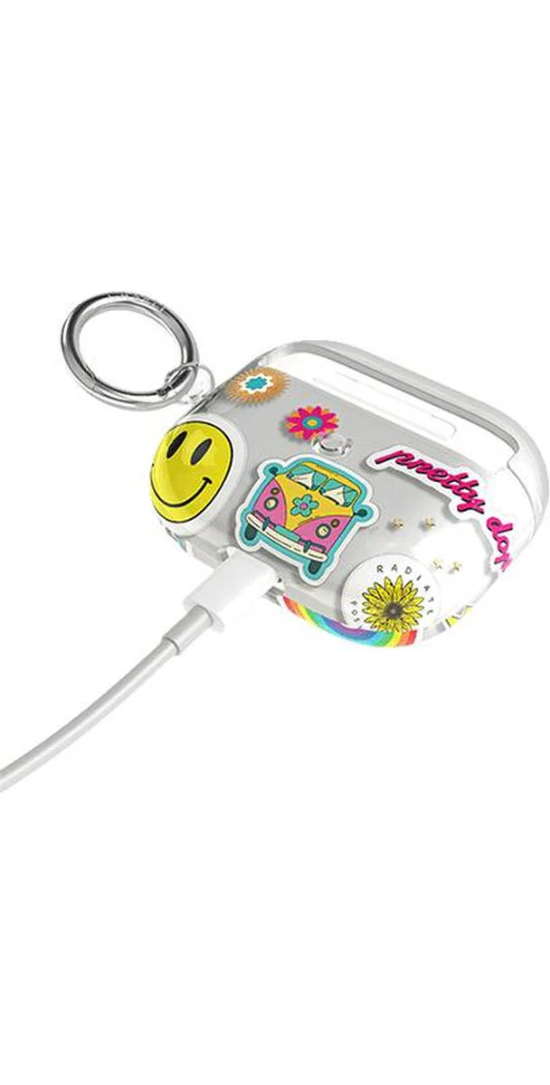 Stuck on U | Festival Sticker Floral AirPods Case - Image 4