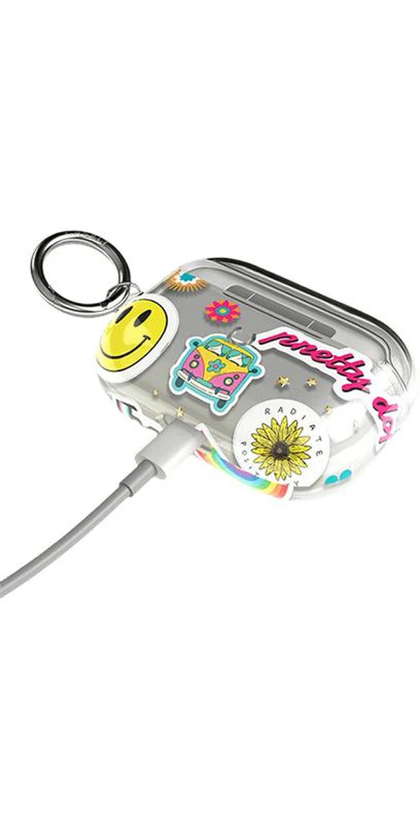 Stuck on U | Festival Sticker Floral AirPods Case - Image 6