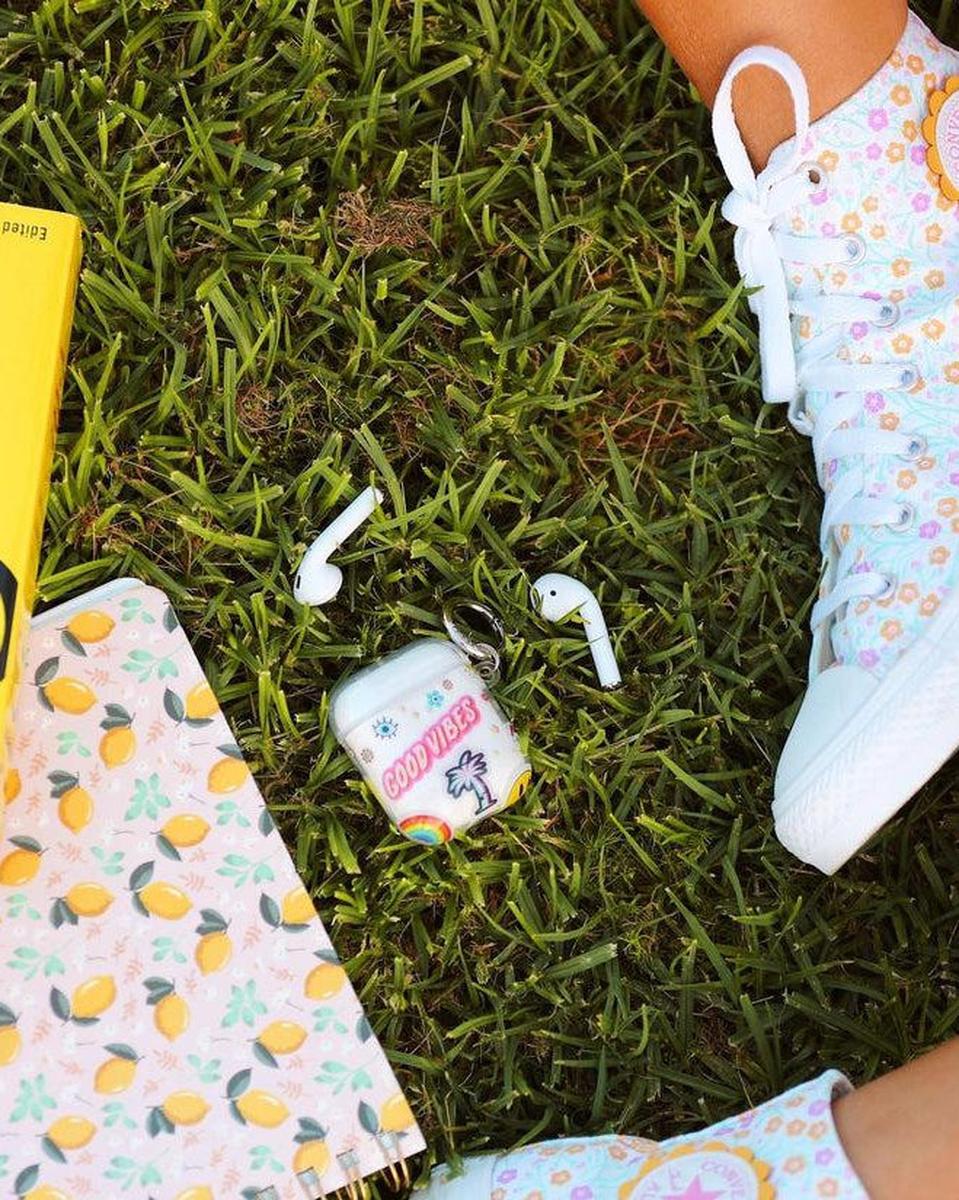 Stuck on U | Festival Sticker Floral AirPods Case - Image 8