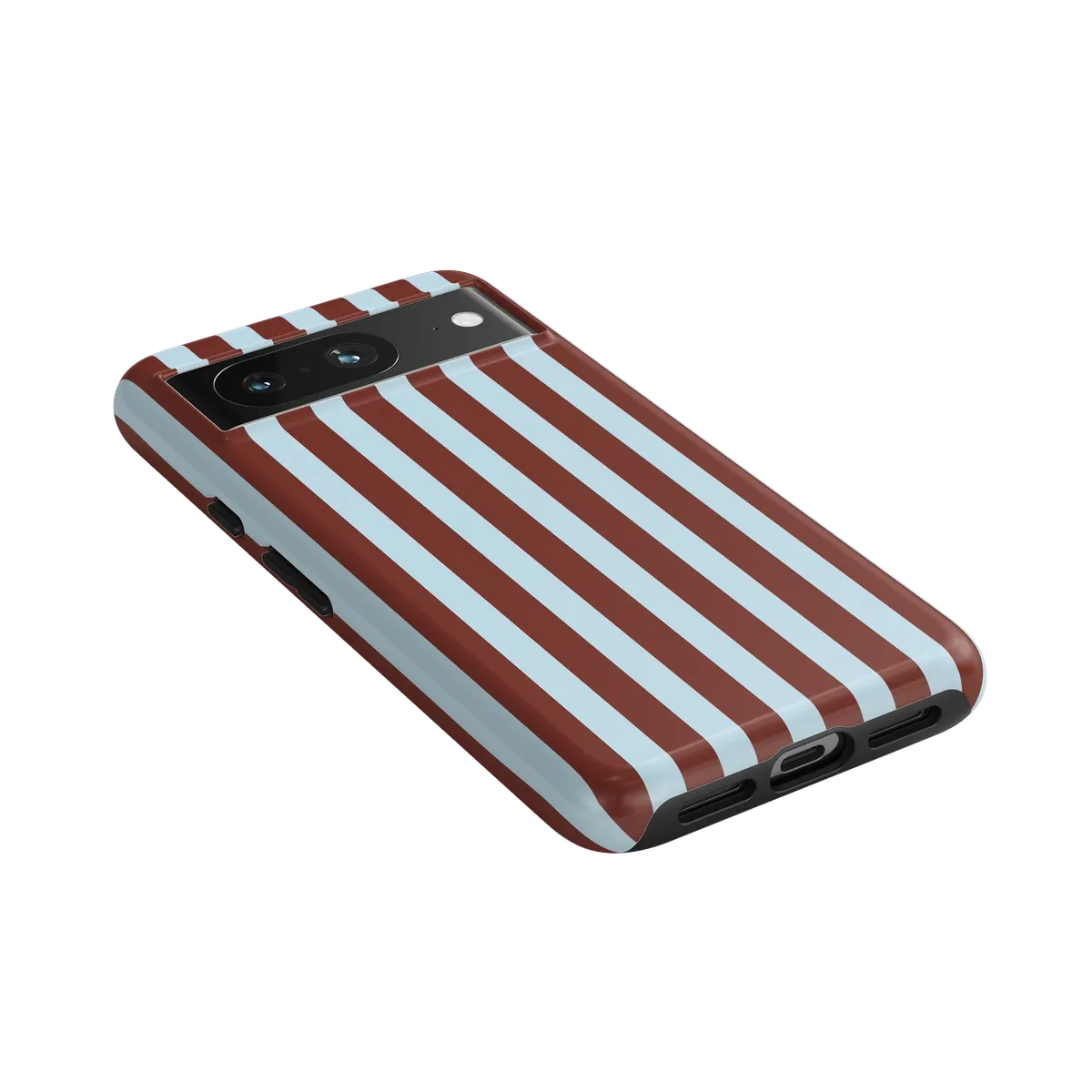 Sunday in Brooklyn | Blue Stripes Case - Image 123