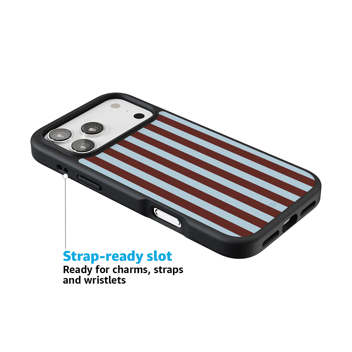 Sunday in Brooklyn | Blue Stripes Case - Image 184