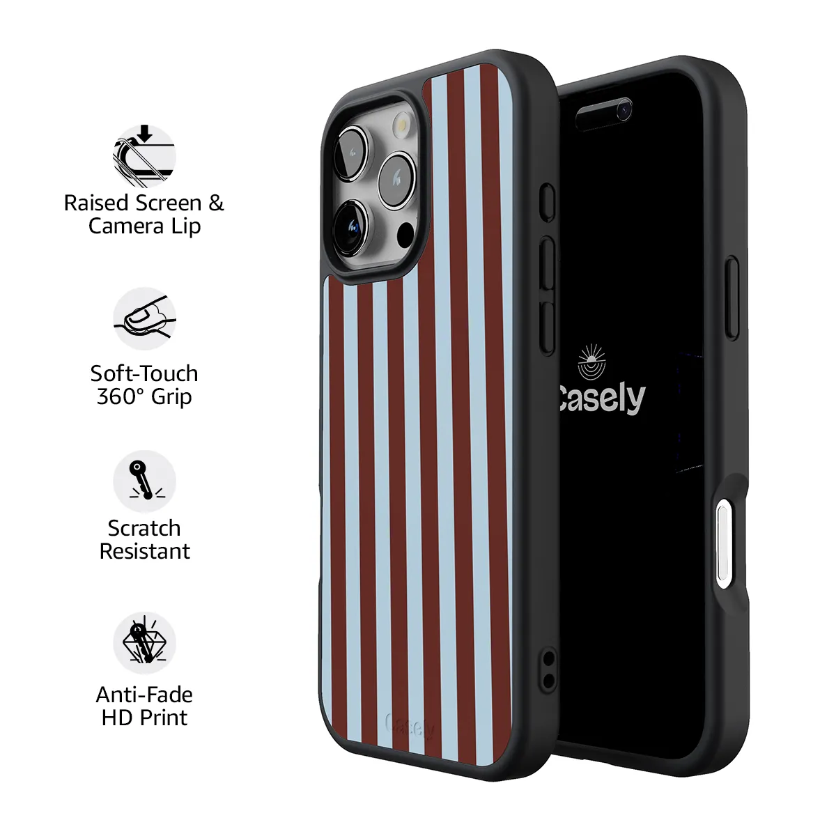 Sunday in Brooklyn | Blue Stripes Case - Image 196
