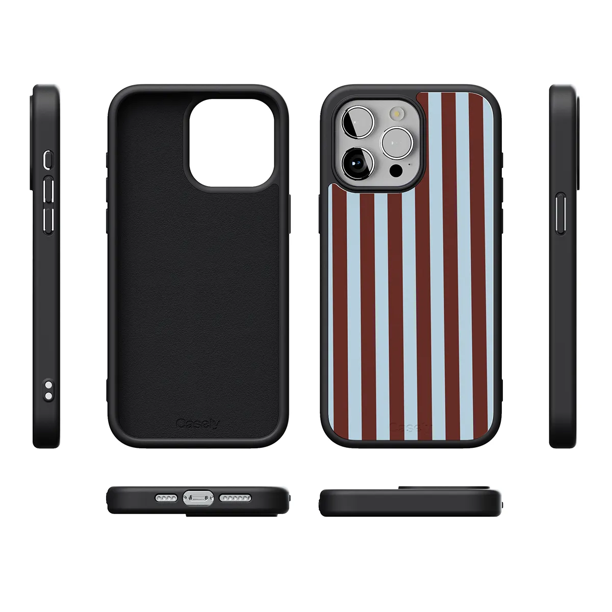 Sunday in Brooklyn | Blue Stripes Case - Image 214