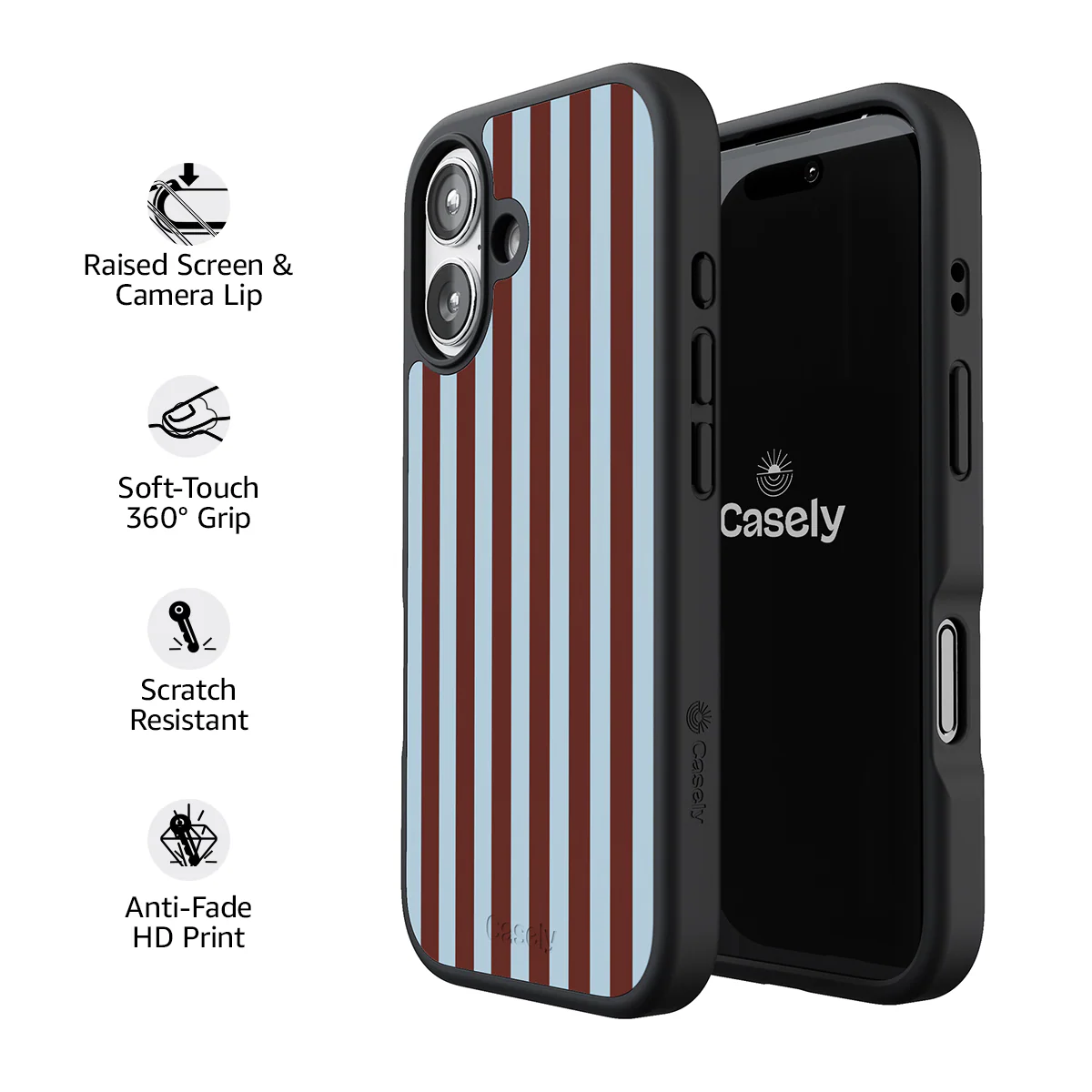 Sunday in Brooklyn | Blue Stripes Case - Image 217