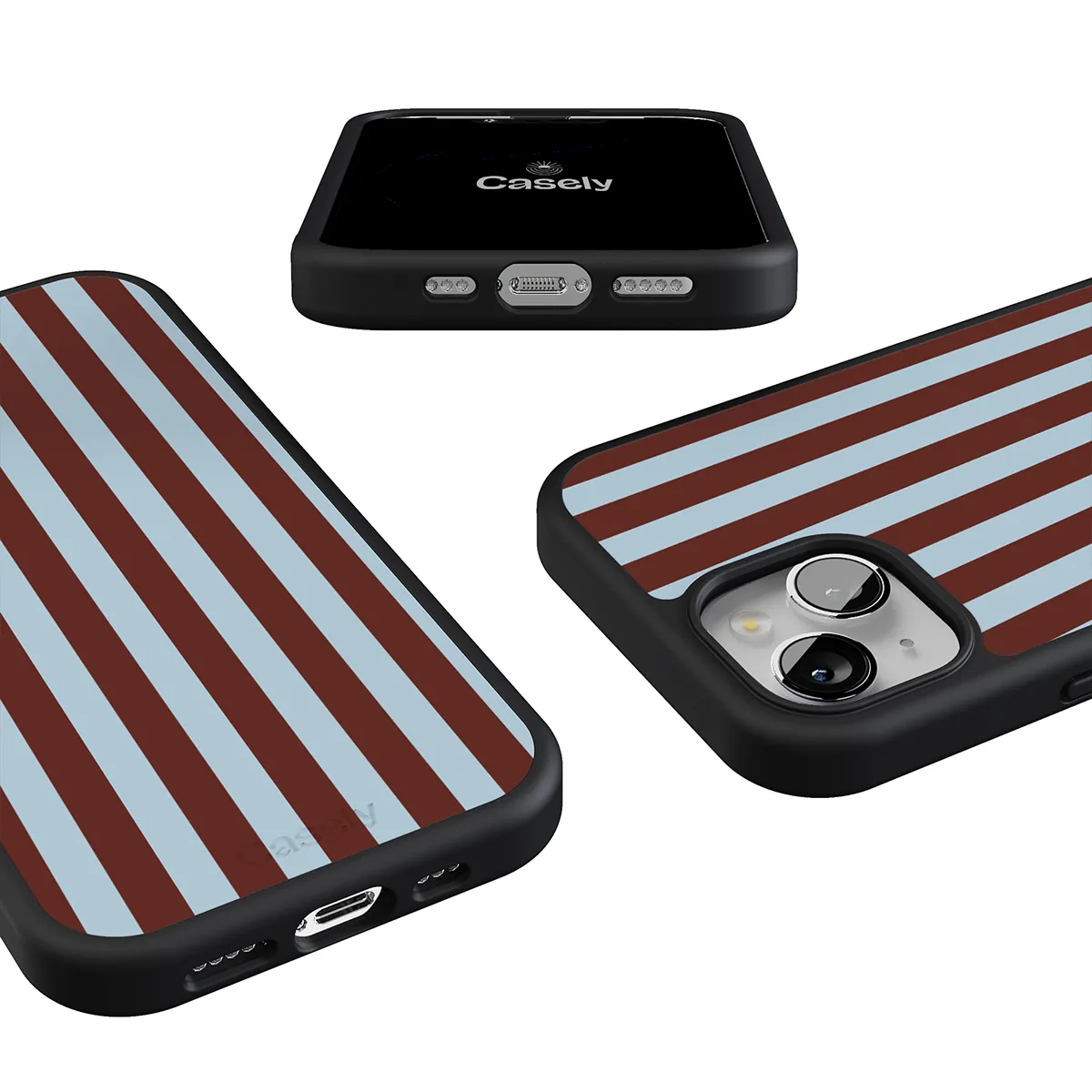 Sunday in Brooklyn | Blue Stripes Case - Image 221